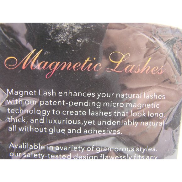 NEW Professional Magnetic Eye Lashes Style L02 No Glue Needed Natural New in Pkg - Picture 3 of 9